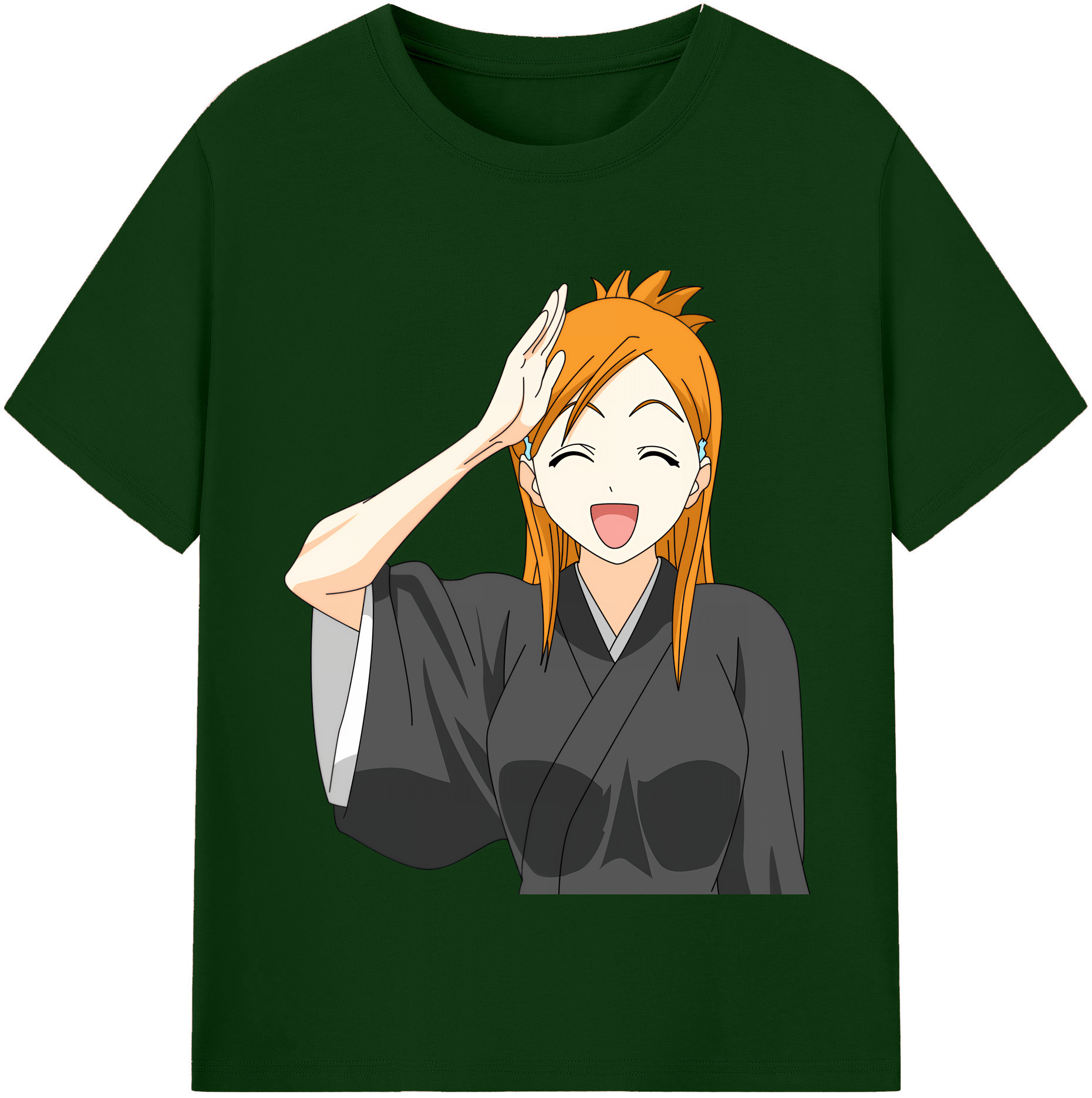 （画像用） ブリーチ 井上織姫（いのうえおりひめ） BLEACH Inoue Orihime 綿100％半袖Tシャツ（フロントプリント）